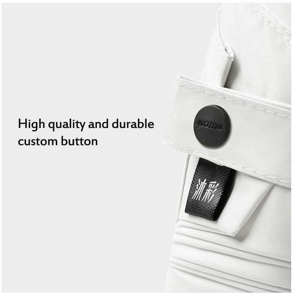 Planet Gates Black Anti-UV Pocket Mini Umbrella Rain Women Windproof Durable 5 Folding Sun Umbrellas Portable Sunscreen Female Parasol