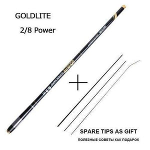 Planet Gates Black / Appr. 3.0M / China GOLDLITE Fishing Rod 3.6-7.2M 2/8 Power Hard Carbon Fiber Telescopic Fishing Rods for Stream Carp Fishing, 1 Rod+3 Tips