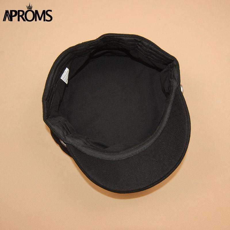Planet Gates Black Aproms Summer Fashion Black Hat Cap Women Casual Streetwear Solid Rope Flat Cap Elegant Spring Bsaic Baseball Hat Female 2018