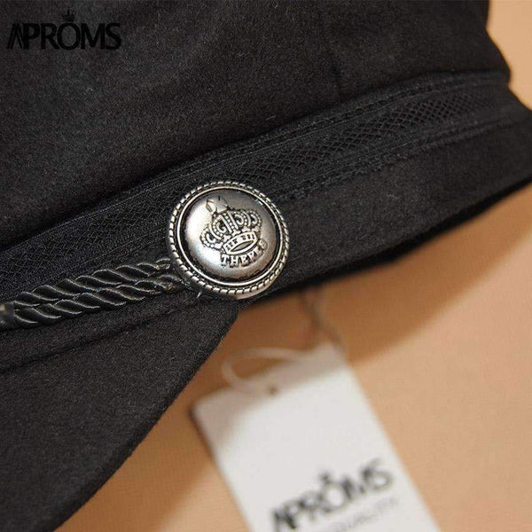 Planet Gates Black Aproms Summer Fashion Black Hat Cap Women Casual Streetwear Solid Rope Flat Cap Elegant Spring Bsaic Baseball Hat Female 2018