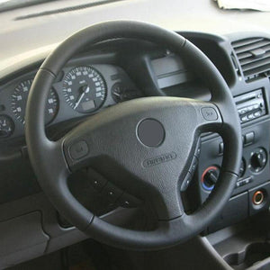 Planet Gates Black Artificial Leather Car Steering Wheel Cover for Opel Zafira A 1999-2005 Buick Sail Opel Astra G H 1998-2007 Wheel Cover