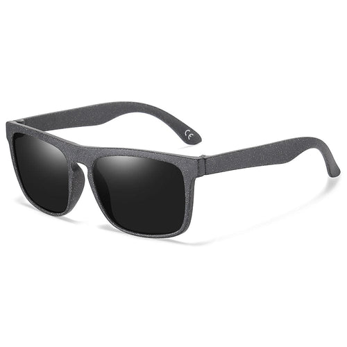 Planet Gates Black / As the picture XSW brand design wooden retro square oval square men's and women's sunglasses Glasses  Wheat straw sunglases UV400 7021