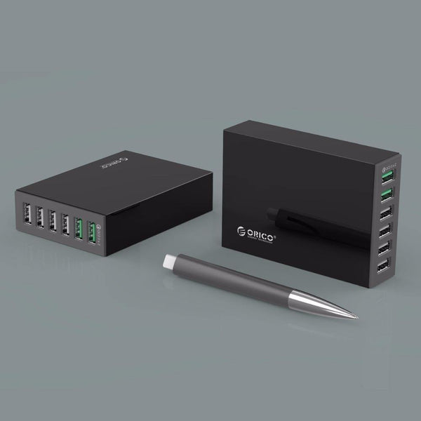 Planet Gates Black AU QSL-6U 6 Ports QC2.0 Quick USB Charger Mobile Phone Charger  for Samsung Huawei LG Iphone Adapter EU/US/UK/AU Plug