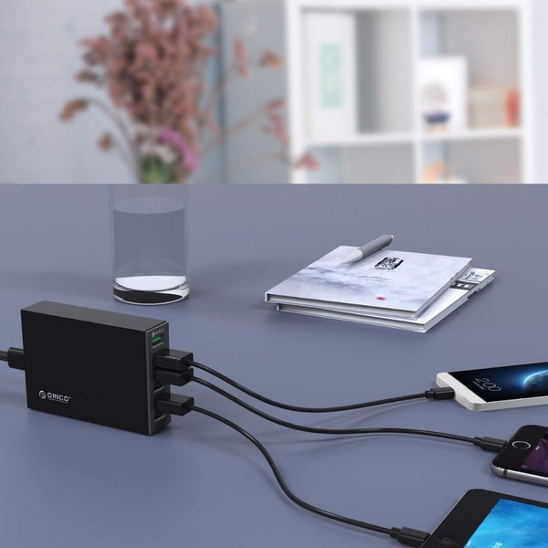 Planet Gates Black AU QSL-6U 6 Ports QC2.0 Quick USB Charger Mobile Phone Charger  for Samsung Huawei LG Iphone Adapter EU/US/UK/AU Plug