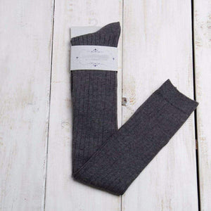 Autumn And Winter Vertical Stripe Long Tube Knee Socks Cuff Anti-Skid Stockings Thigh High Thick Stocking Tights