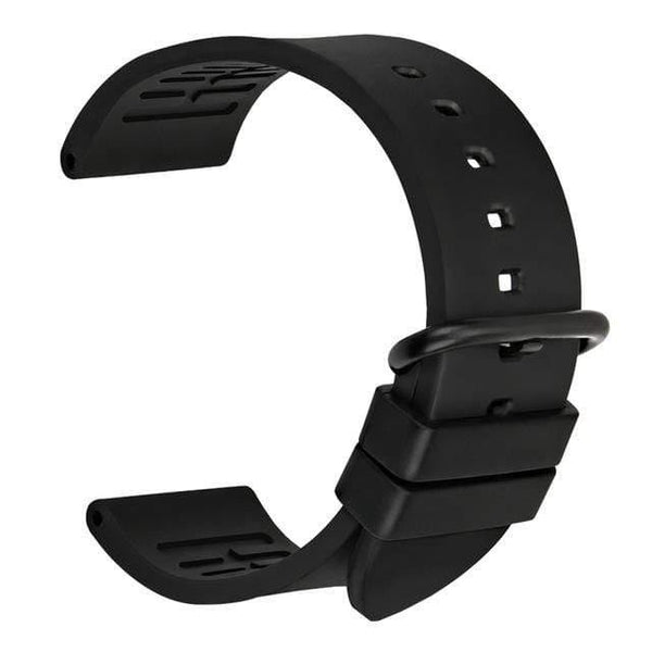 Planet Gates Black  B / 22mm 20mm 22mm 24mm fluororubber rubber watchbands orange sports smart watch band strap watch accessories bracelet belt