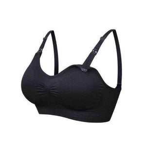Planet Gates Black / B / 34 Nursing Bra Pregnant Women Quick Release Breastfeeding Bra Prevention Sagging Bras Underwear Plus Size