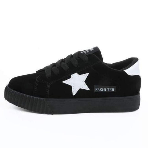 Planet Gates Black B / 6 Weweya Fashion Women Shoes Women Vulcanize Shoes Comfortable Damping Platform Shoes Women Casual Shoes Tenis Feminino Size 35-43
