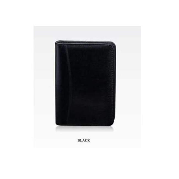 Planet Gates Black / B5 Notebook Traveler Leather Diary Memos Writing Pads Folder Solar energy Calculator card holder Notepad Business planner A5 A6 B5