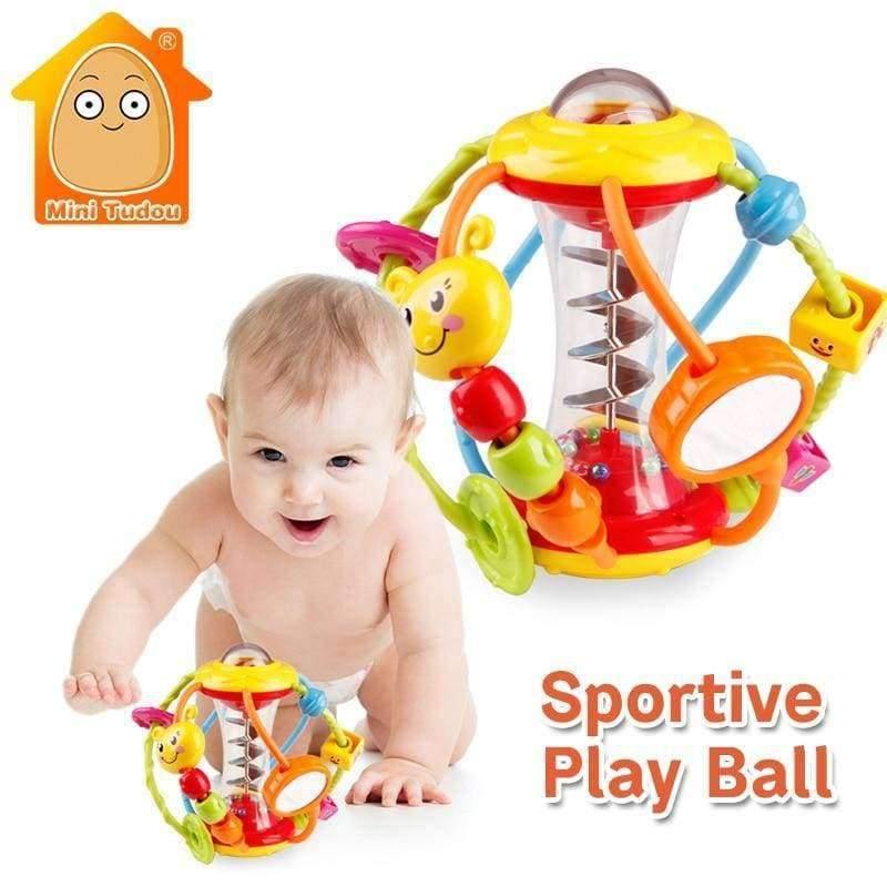 Planet Gates Black Baby Rattle Activity Ball Rattles Educational Toys For Babies Grasping Ball Puzzle Playgro Baby Toys 0-12 Months climb Learning
