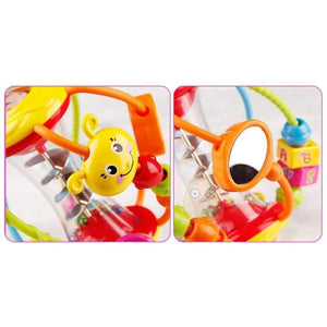 Planet Gates Black Baby Rattle Activity Ball Rattles Educational Toys For Babies Grasping Ball Puzzle Playgro Baby Toys 0-12 Months climb Learning