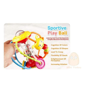 Planet Gates Black Baby Rattle Activity Ball Rattles Educational Toys For Babies Grasping Ball Puzzle Playgro Baby Toys 0-12 Months climb Learning