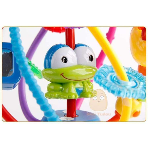 Planet Gates Black Baby Rattle Activity Ball Rattles Educational Toys For Babies Grasping Ball Puzzle Playgro Baby Toys 0-12 Months climb Learning