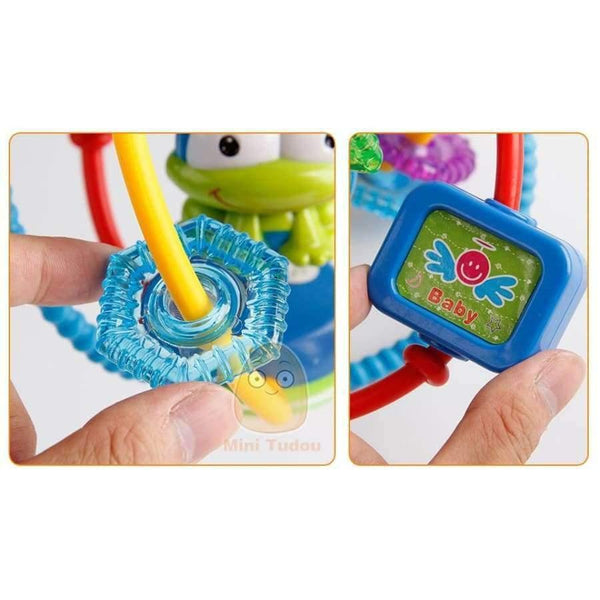 Planet Gates Black Baby Rattle Activity Ball Rattles Educational Toys For Babies Grasping Ball Puzzle Playgro Baby Toys 0-12 Months climb Learning