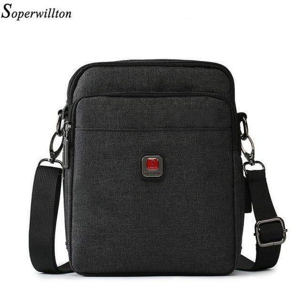 Planet Gates Black bag / M 18x14.5x10cm Men's Bag USB charging Shoulder Crossbody Bags Water-resistent Oxford Travel Bags Zipper Belt Bag Male #1042