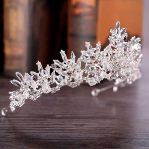 Planet Gates Black Baroque Crown Tiaras Queen Vintage Crystal Rhinestone Bridal Hair Accessories Bride Headbands Wedding Hair Jewelry
