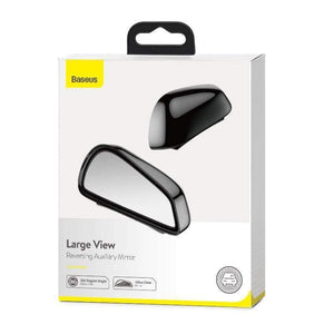 Baseus 1 Pair Car Blind Spot Mirror Car Rearview Auxiliary Mirror HD Large View Convex Glass Wide Angle Rear View Mirror