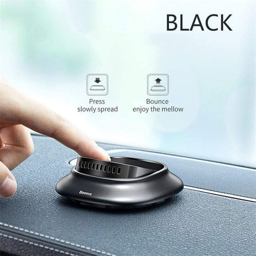 Baseus Alloy Car Air Freshener Perfume Fragrance Auto Aroma Diffuser Aromatherapy Solid Air Outlet Dashboard Perfume Holder