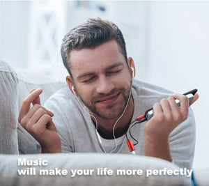 Planet Gates Black Baseus Aux Audio Earphone Headphone Adapter For iPhone Xs Max Xr X 8 7 Connector Charger Splitter 2 in 1 For Lightning Adapter