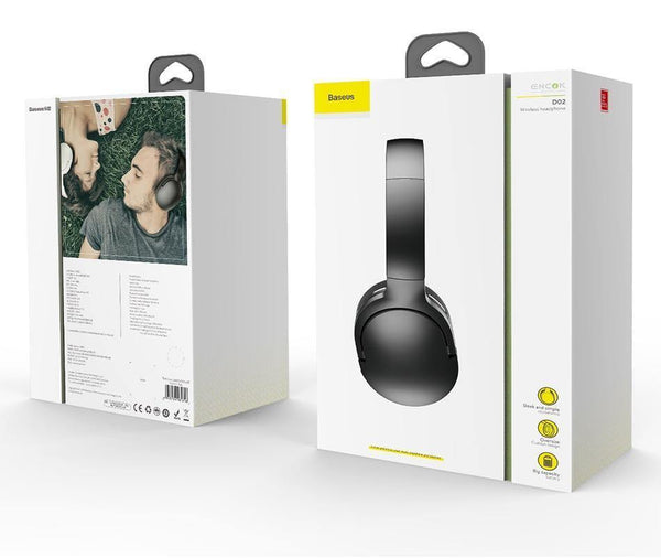 Baseus D02 Bluetooth Headphone, Foldable 25 Hours Music Play Wireless headphones Portable Bluetooth Earphone with Mic for Phone - Planet Gates