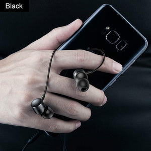 Planet Gates Black Baseus H04 Bass Sound Earphone In-Ear Sport Earphones with mic for xiaomi iPhone Samsung Headset fone de ouvido auriculares MP3