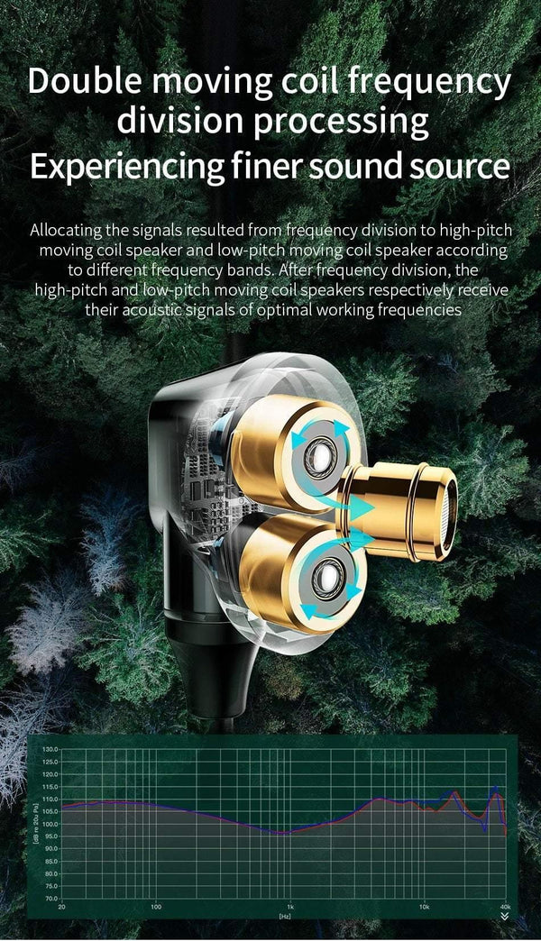 Planet Gates BLACK Baseus H10 Double dynamic 3.5MM Wired Earphone stereo bass sound earphones with mic for xiaomi  fone de ouvido auriculares MP3