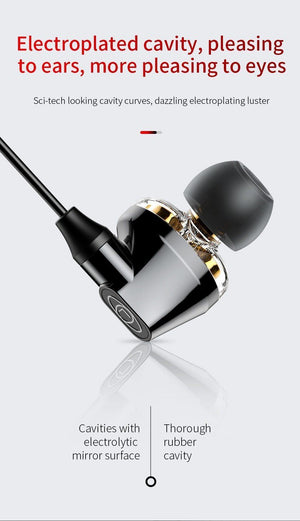 Planet Gates Black Baseus H10 Dual Dynamic Driver Wired Earphone For Phone Stereo Sound Casque 3.5mm Jack Earpiece With Mic kulakl k Fone De Ouvido