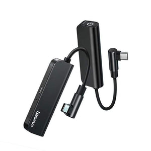 Baseus L53 USB C to 3.5mm aux audio Adapter usb type c Extension Cable with PD 18W Quick Charging forSamsung ForHuawei