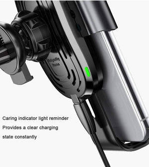 Planet Gates Black Baseus Qi Car Wireless Charger For iPhone 8 X XS Max XR Samsung Mobile Phone Charger 10W Fast Wireless Car Charging Mount Holder