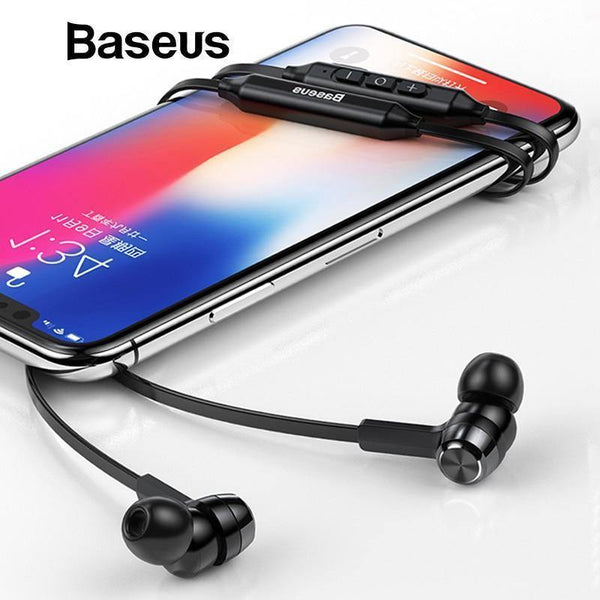 Planet Gates BLACK Baseus S06 Neckband Bluetooth Earphone Wireless headphone For Xiaomi iPhone earbuds stereo auriculares fone de ouvido with MIC
