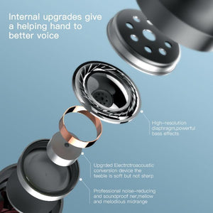 Planet Gates BLACK Baseus S09 Bluetooth Earphone Wireless headphone Magnet Earbuds With Microphone Stereo Auriculares Bluetooth Earpiece for Phone