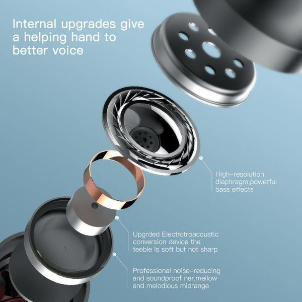 Planet Gates BLACK Baseus S09 Bluetooth Earphone Wireless headphone Magnet Earbuds With Microphone Stereo Auriculares Bluetooth Earpiece for Phone