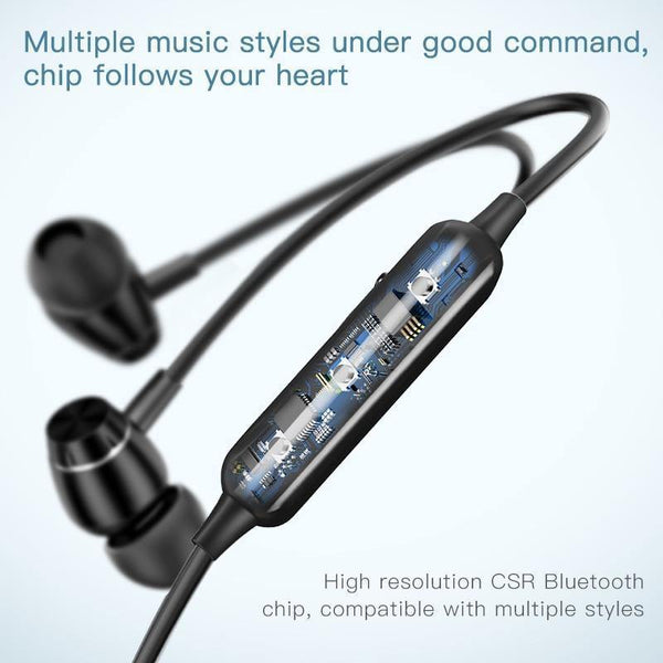 Planet Gates BLACK Baseus S09 Bluetooth Earphone Wireless headphone Magnet Earbuds With Microphone Stereo Auriculares Bluetooth Earpiece for Phone