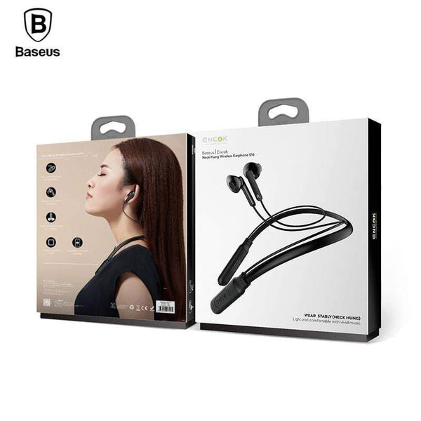 Planet Gates Black BASEUS S16 Professional In-Ear Bluetooth Earphone High fidelity Sound Quality Metal Heavy Bass Music Wireless Earphone for phone