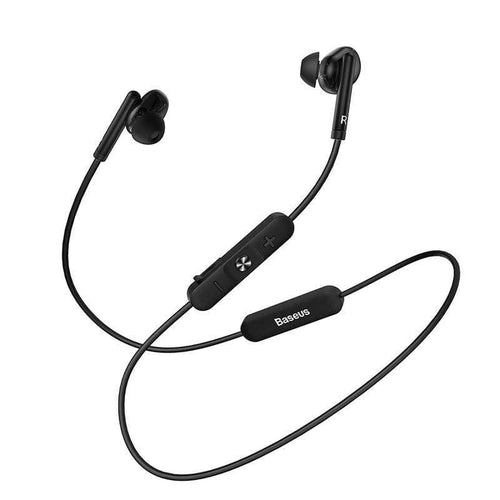 Baseus S30 Bluetooth Earphone Wireless Lightweight Sport earphones IPX5 Waterproof 3D Stereo Bass Earphone with HD Mic for Phone
