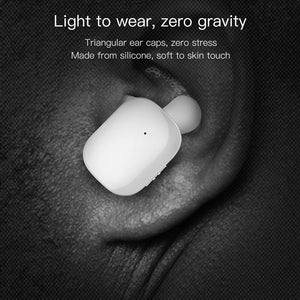 Planet Gates Black Baseus TWS Bluetooth Earphone For Phone In-Ear Dual True Wireless Earbuds With Mic Intelligent Touch Handsfree Business Headset