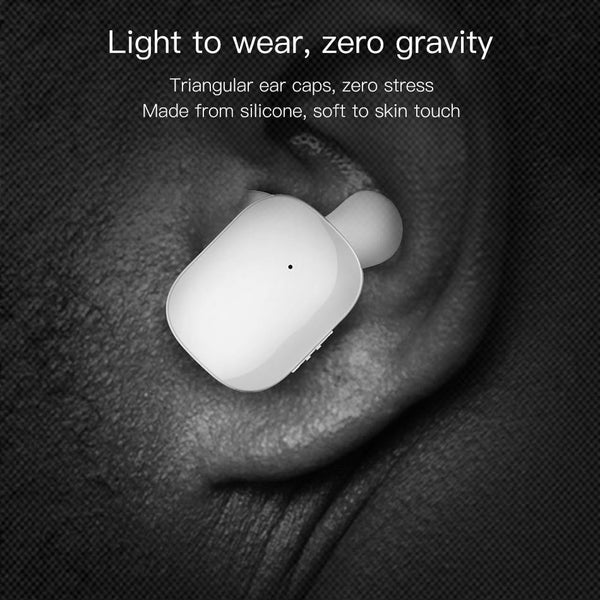 Planet Gates Black Baseus TWS Bluetooth Earphone For Phone In-Ear Dual True Wireless Earbuds With Mic Intelligent Touch Handsfree Business Headset