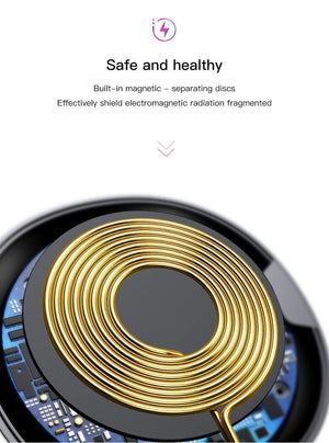 Planet Gates BLACK Baseus UFO Wireless Charger For iPhone X 8 Samsung Note8 S9 S8 Mobile Phone 10W Qi Wireless Charging Charger Fast Charging Pad
