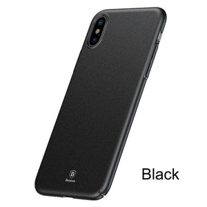 Planet Gates Black Baseus Ultra Thin Hard Plastic Case For iPhone X Luxury Retro Rocky Pattern Case for iPhone X Coque Funda