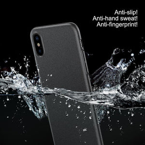 Planet Gates Black Baseus Ultra Thin Hard Plastic Case For iPhone X Luxury Retro Rocky Pattern Case for iPhone X Coque Funda