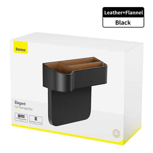 Baseus Universal Leather Car Organizer Auto Seat Gap Storage Box For Pocket Organizer Wallet Cigarette Keys Phone Holders