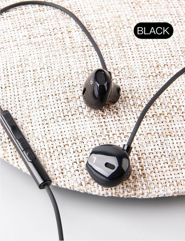 Planet Gates Black Baseus Wired Earphone In Ear Headset With Mic Stereo Bass Sound 3.5mm Jack Earphone Earbuds Earpiece For iPhone Samsung Xiaomi