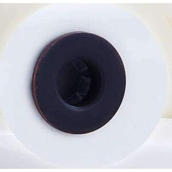 Planet Gates Black Bathroom Basin Sink Overflow Cover Brass Decoration cover for Basin Bathroom Product Replacement ELF19