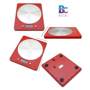 Planet Gates Black BECBI Electronic Block Kitchen Scale 5000g/1g LCD Household Digital Balance Weighing Diet Food Scale