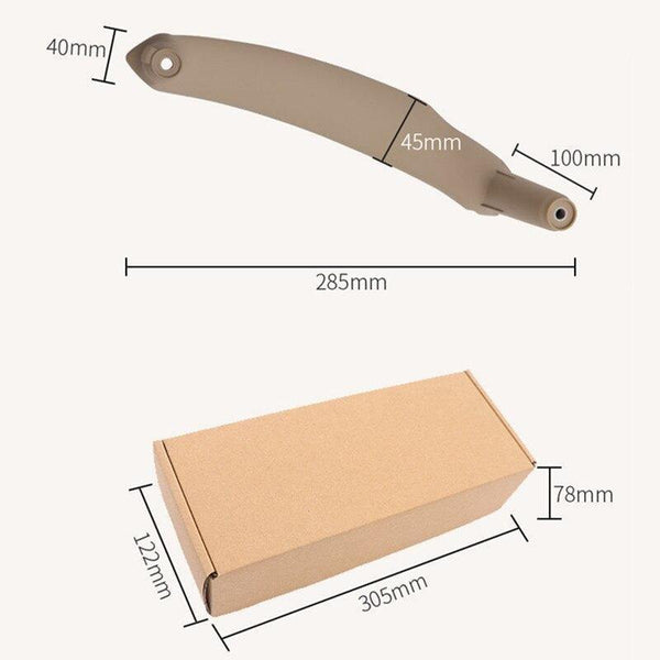 Black Beige Brown Left Right Car Interior Door Handles for BMW X5 E70 X6 E71 E72 Inner Doors Panel Handle Bar Pull Trim Cover