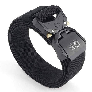 Jeans Belt For Men Aluminum Alloy Pluggable Buckle Training Tactical Belts Comfortable High Quality Male Belt Hunting