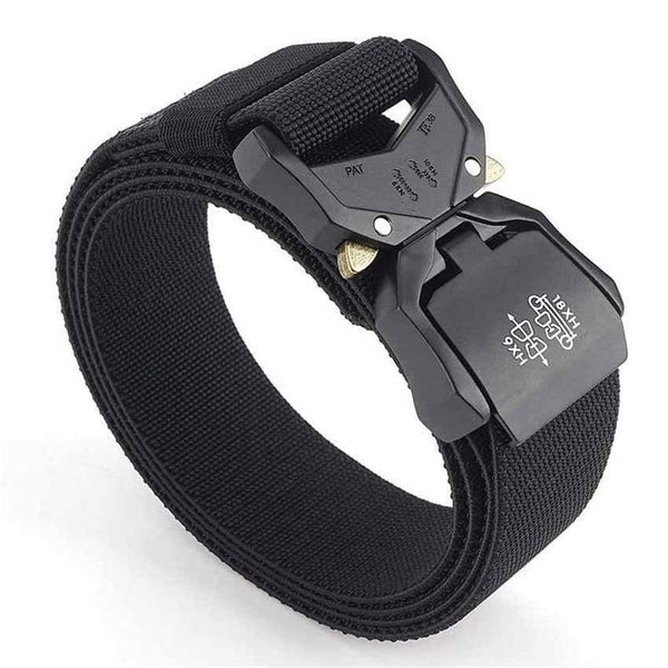 Jeans Belt For Men Aluminum Alloy Pluggable Buckle Training Tactical Belts Comfortable High Quality Male Belt Hunting