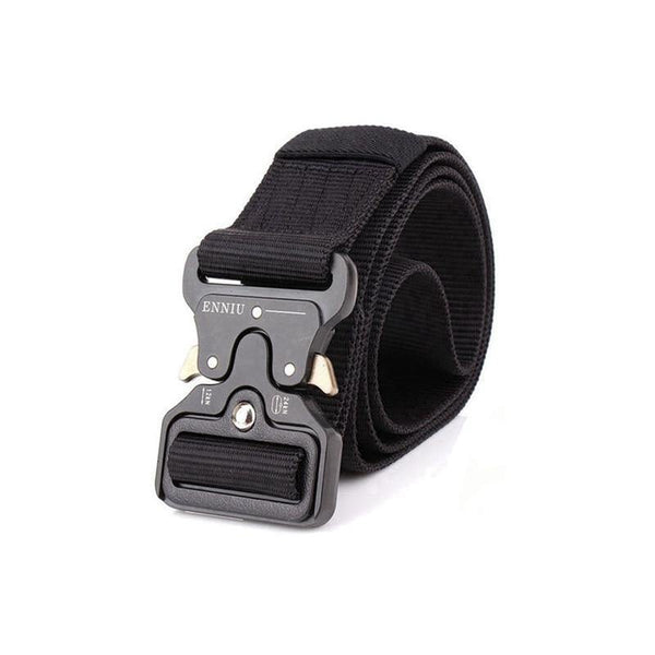 Nylon Tactical Belt Army Belt Men Outdoor Training Belts Black High Quality Easy Unlock Metal Military Buckle Belt