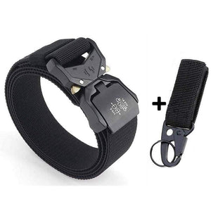 Jeans Belt For Men Aluminum Alloy Pluggable Buckle Training Tactical Belts Comfortable High Quality Male Belt Hunting