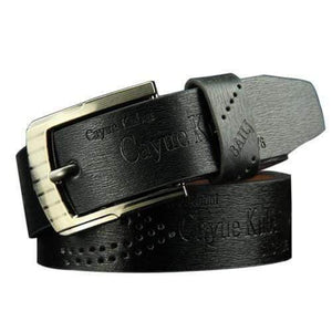 Belt Waist Leather Man Belts Hot Men Casual Faux Leather Hollow Waistband Waist Belt Business Gift